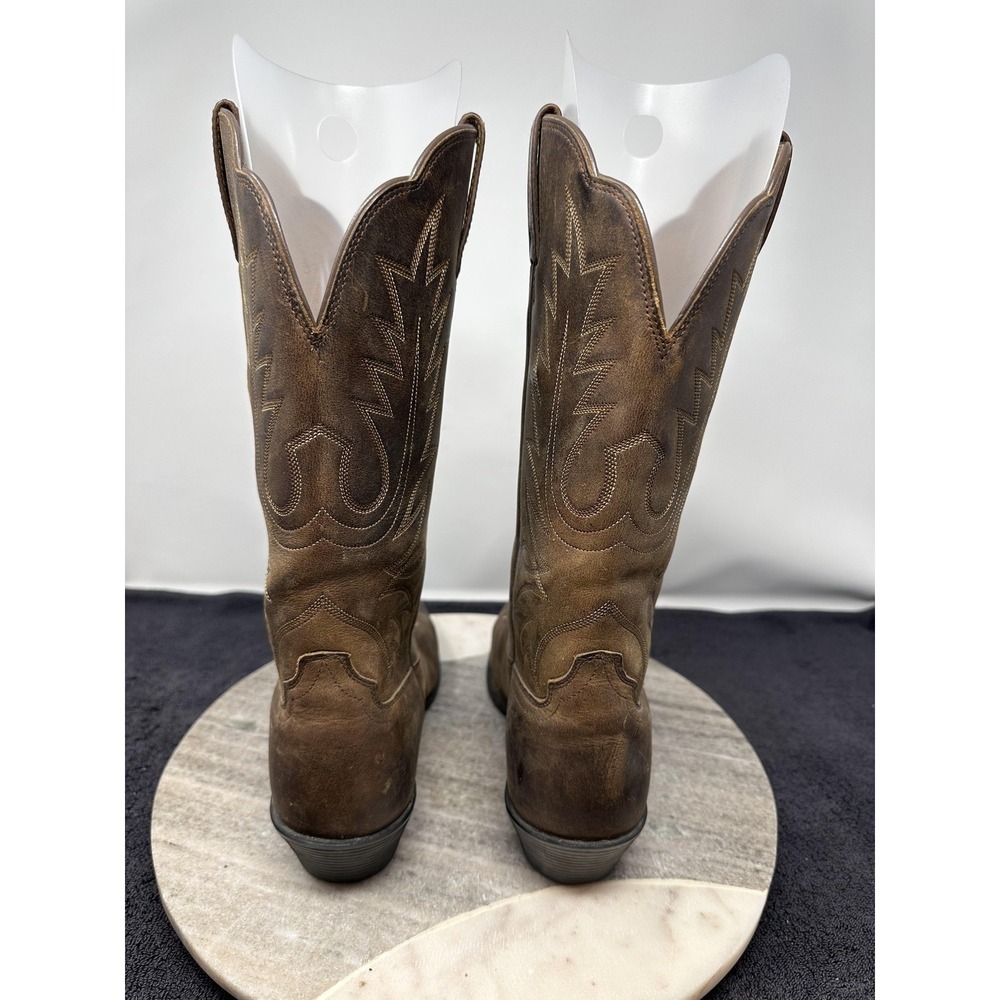 Ariat Boots Mens Size 8.5B Brown Heritage Leather Western‎ Cowboy Style 10001021 - Picture 5 of 11